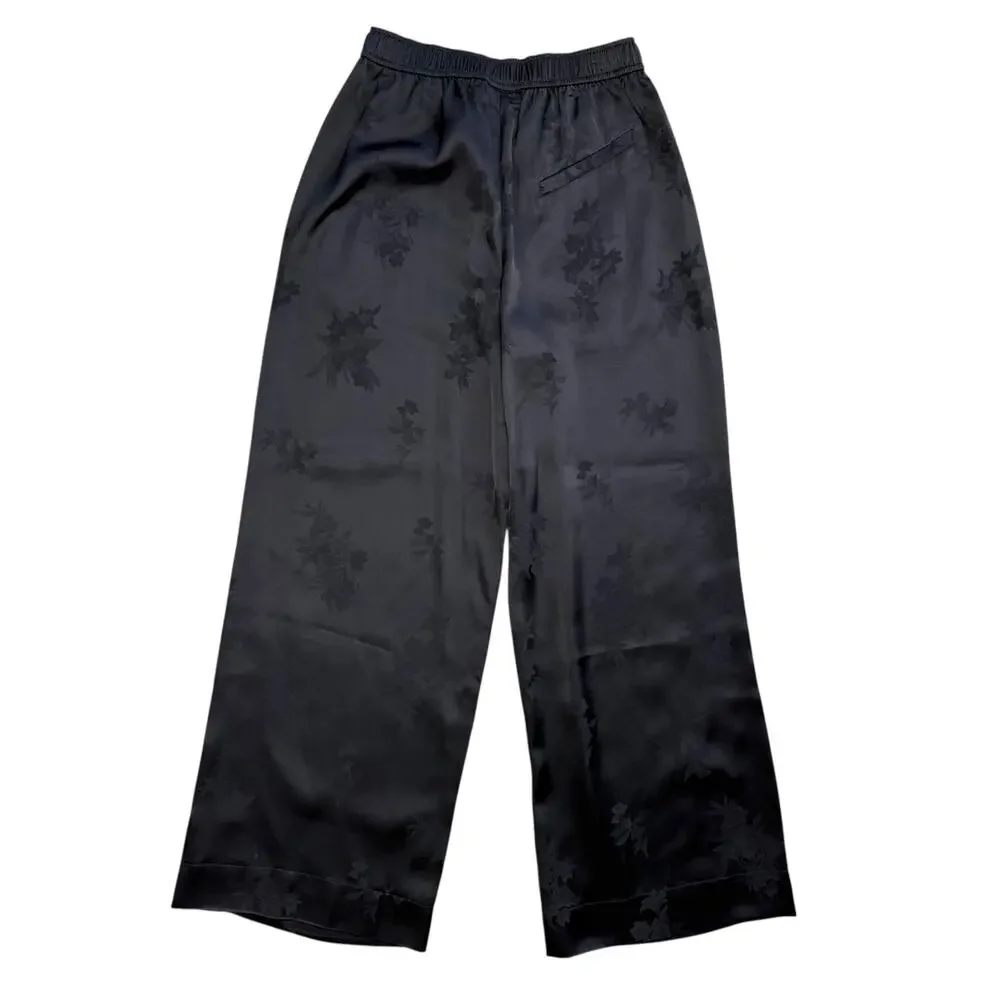 GANNI Black Satin Jacquard Pants XS / 2 - Picture 16 of 16